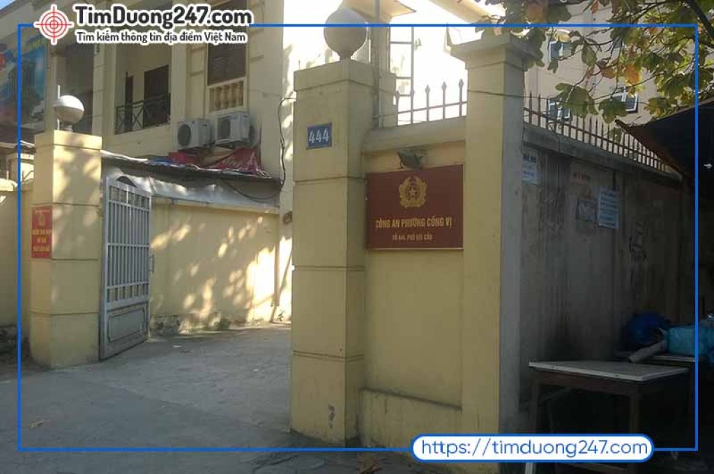 Công an phường Cống Vị, 444 Đội Cấn